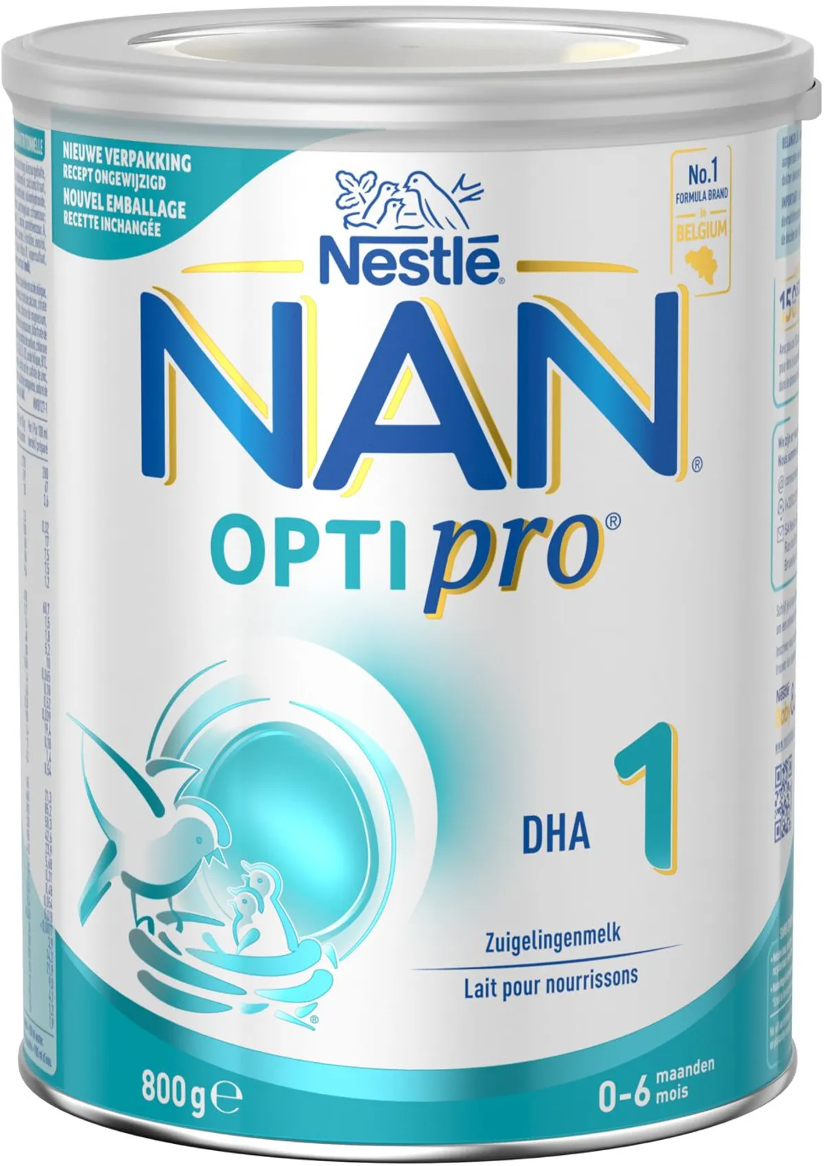 NESTLÉ NAN Optipro 1 Lait pour Nourrissons 800g