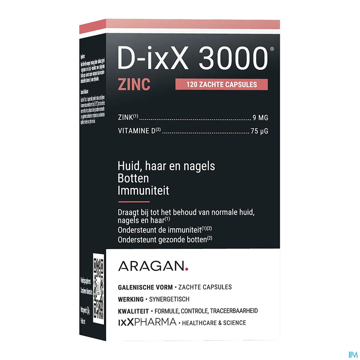D- ixX 3000 Zink 120 Capsules