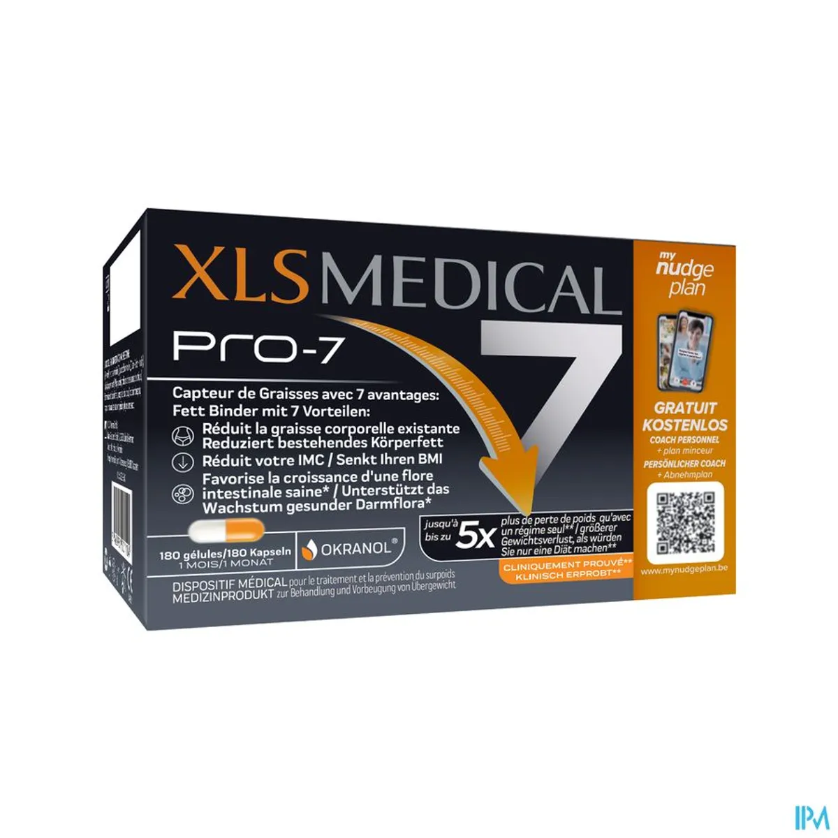 XLS Medical Pro-7 Perte De Poids 180 gélules