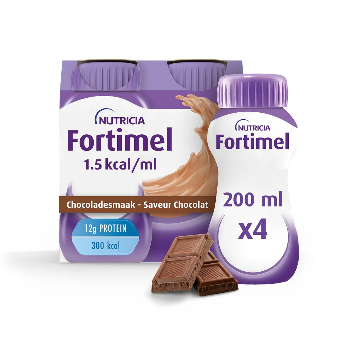 Fortimel 1,5Kcal Chocolade 4x200ml