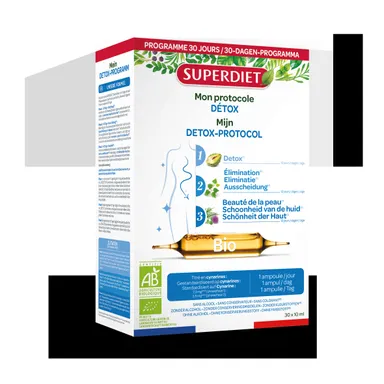 SuperDiet Protocole Detox Bio 30x15ml
