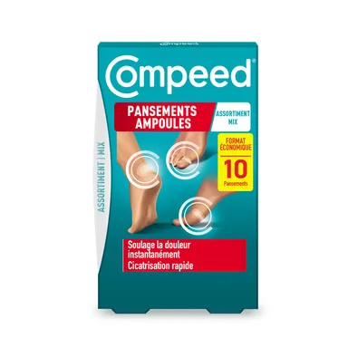 Compeed 10 Pansements Ampoules MixPack Economy