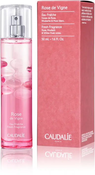 Caudalie Eau Fraiche Rose De Vigne 50ml Nouvelle Formule