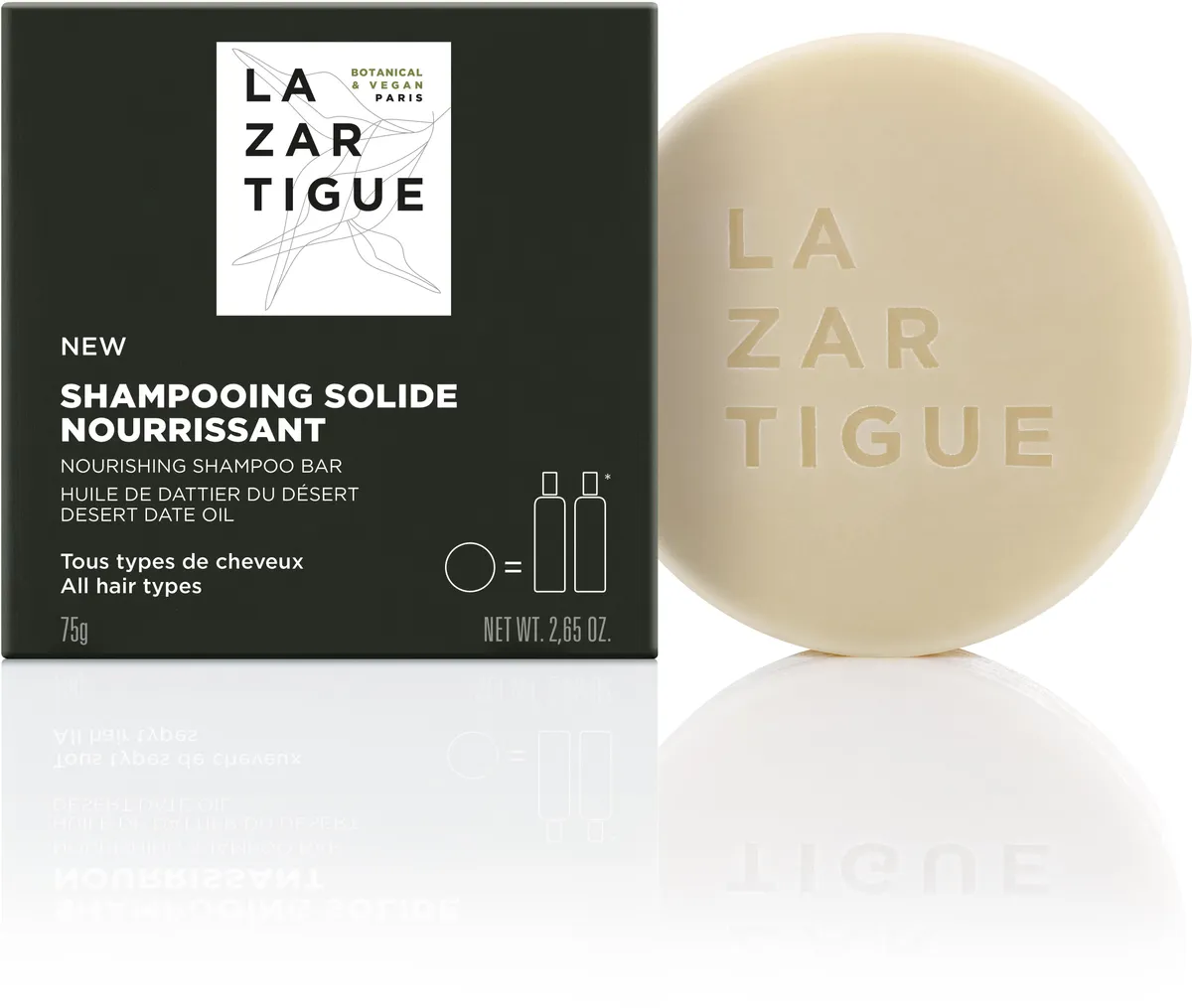 Lazartigue Shampooing Solide Nourrissant 75g