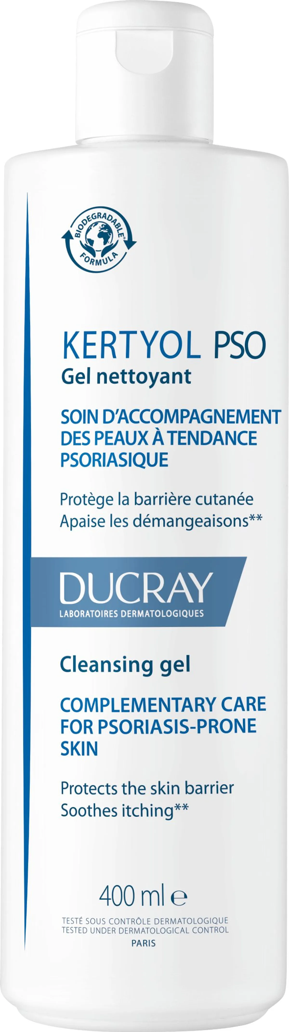 Ducray Kertyol P.S.O. Gel Nettoyant Surgras 400Ml