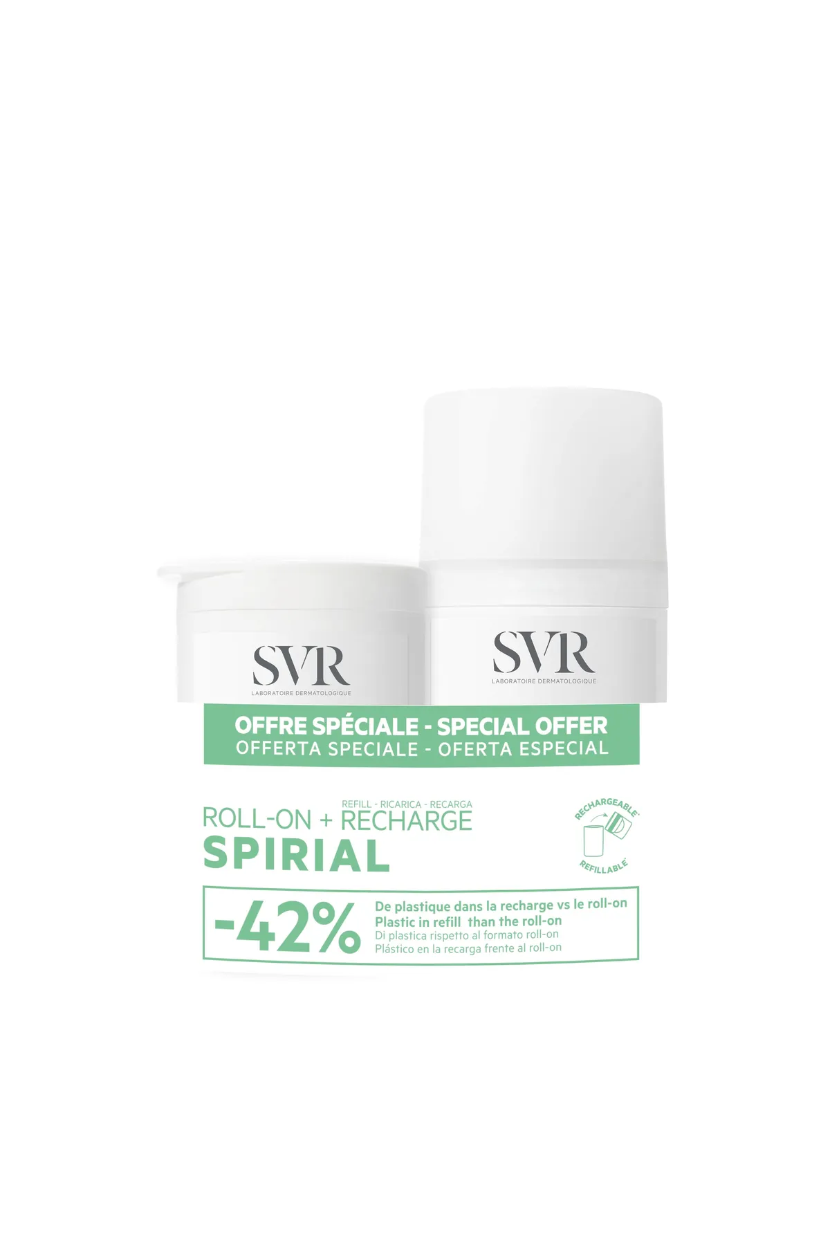 Svr Spirial Roll-on 50 ml + Navulling 50 ml