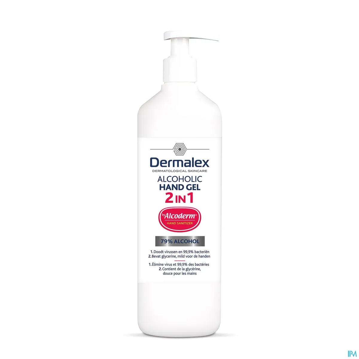 Dermalex Alcoholische Gel Handen 2-in-1 600 ml