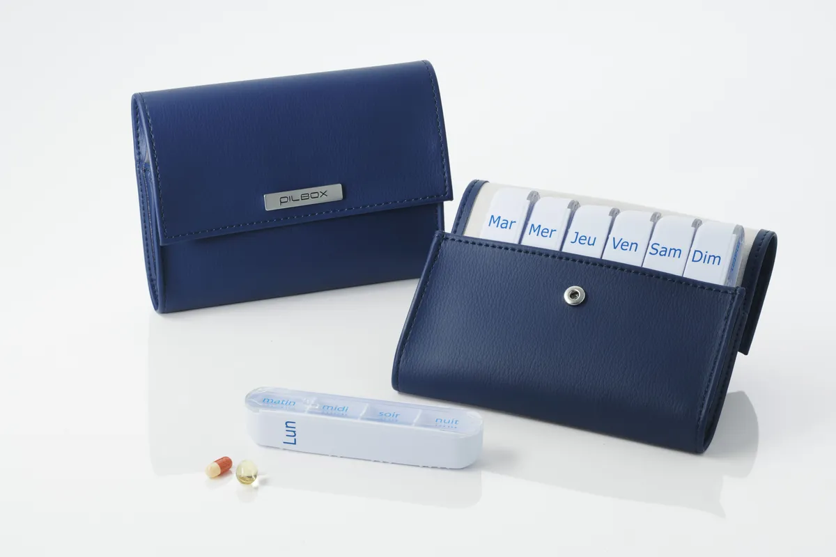 Pilbox Maxi Marineblauw
