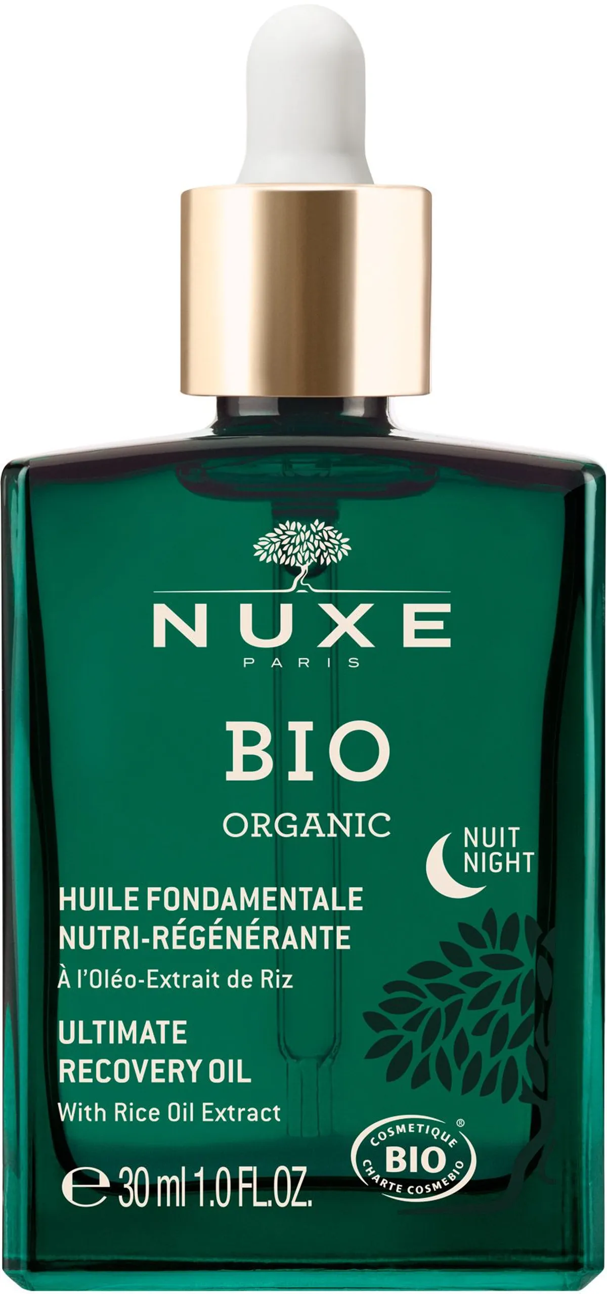 Bio Nuxe Huile Nuit Fondamentale Nutri-Régénante 30Ml