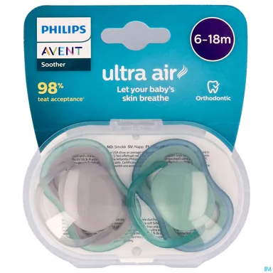 Philips Avent Sucette Air Mix +6 Mois Neutral
