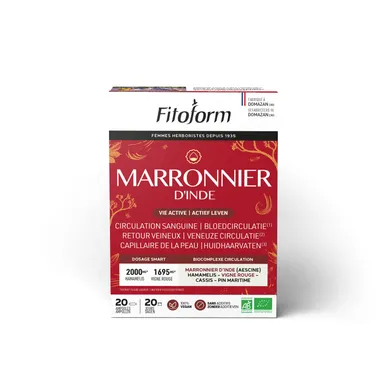 Fitoform Wilde Kastanje Bio 20 Ampullen