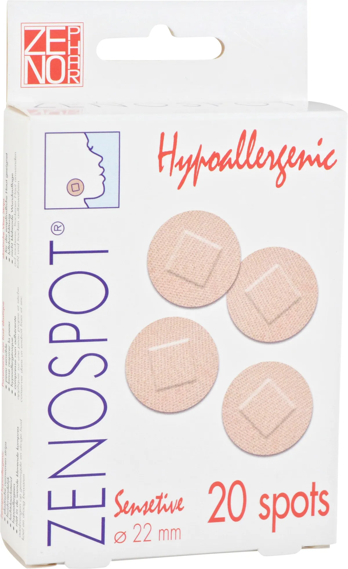 Zenospot Pansement Sensitive 22mm 20 Pansements