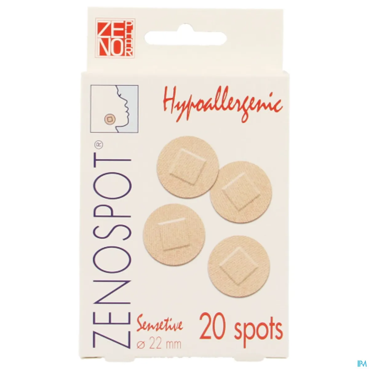Zenospot Pleister Sensitive 22 mm 20 Pleisters