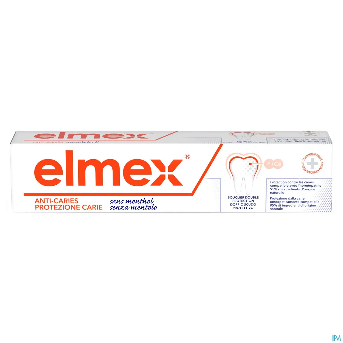 Elmex Tandpasta Zonder Menthol 75 ml (Nieuwe Formule)