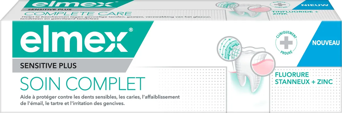 Elmex Sensitive Plus Soin Complet 75ml