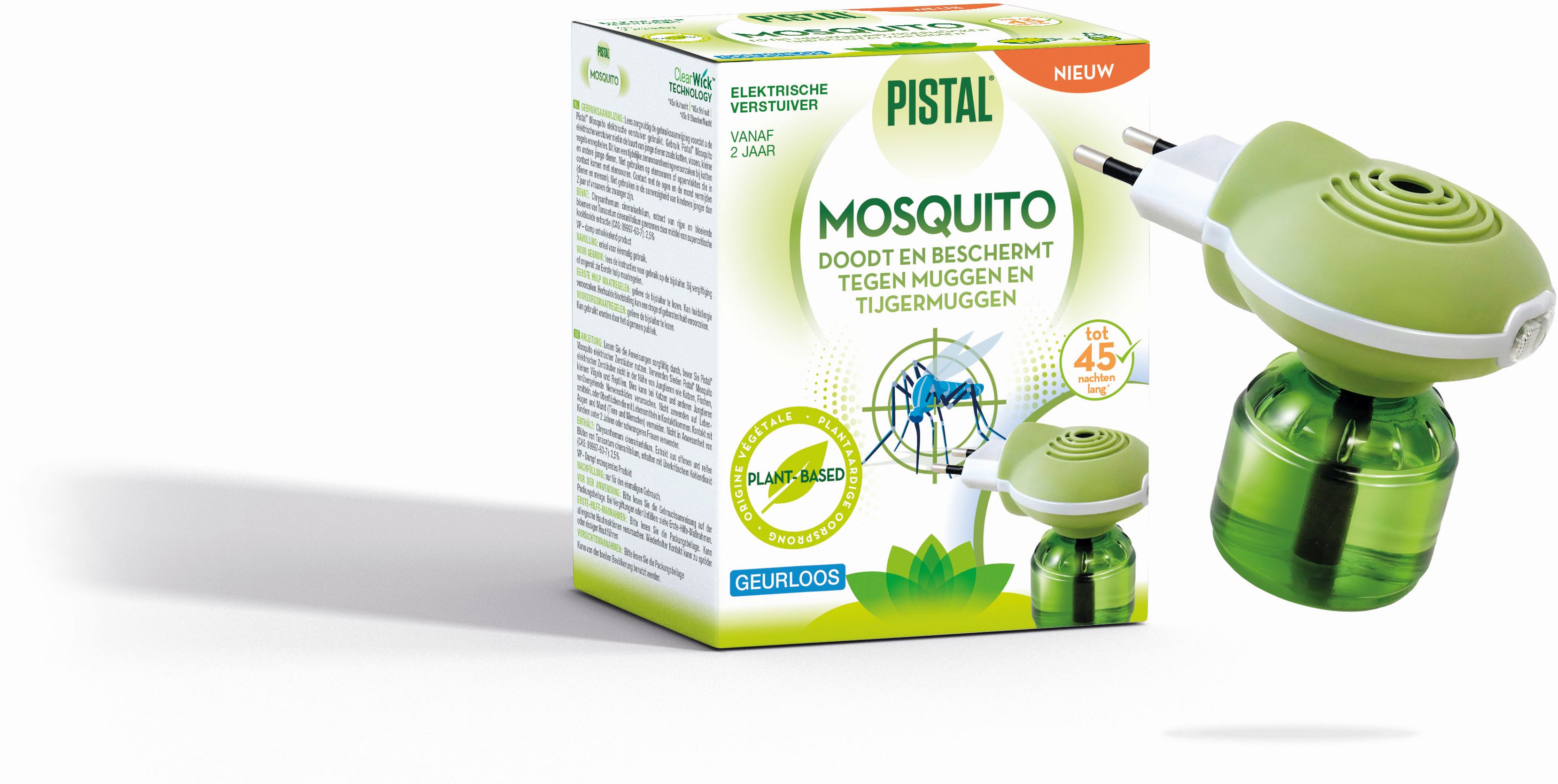 Pistal Mosquito Elektrische Diffuser - Pistal