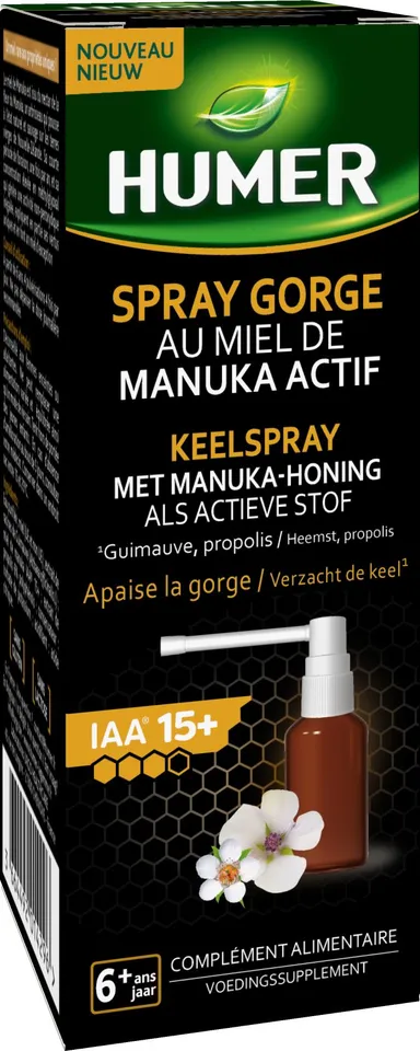 Humer Spray Gorge Miel Manuka Actif 20ml