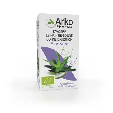 Arkogélules Aloe Vera Bio 30 Capsules