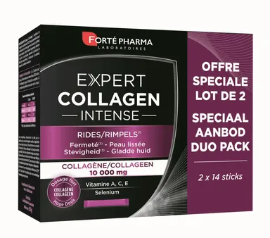 Forté Pharma Expert Collagen Duopack 2x14 Sticks de Poudre