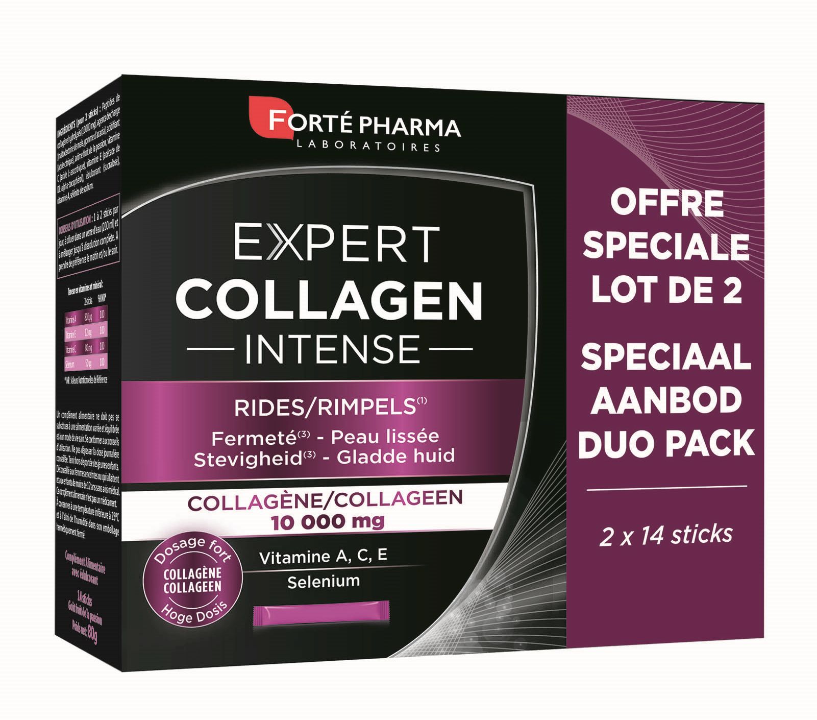 Forté Pharma Expert Collagen Duopack 2x14 Poedersticks - FORTE PHARMA
