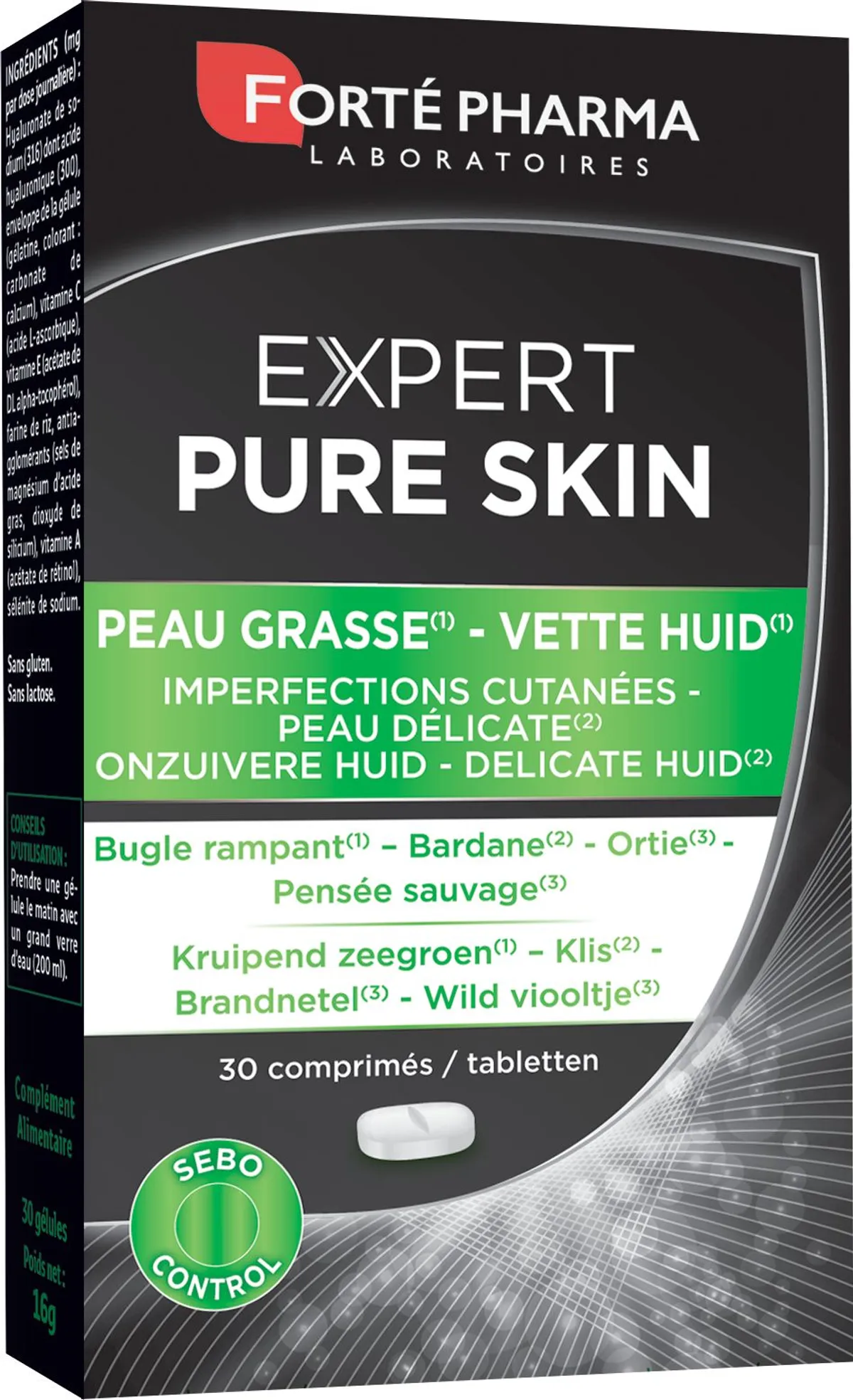 Forté Pharma Expert Pure Skin Peau Grasse 30 Comprimés