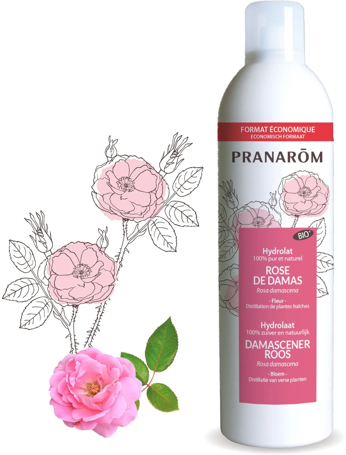 Pranarom Damastrooshydrolaat 400 ml