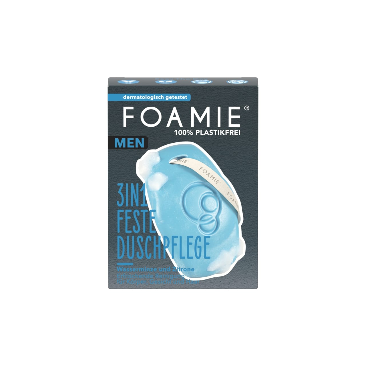 Foamie Men Vaste Reinigende Verzorging Seas The Day 90 g - FOAMIE