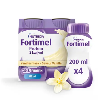 Fortimel Protein 2kcal Arôme Vanille 4x200ml