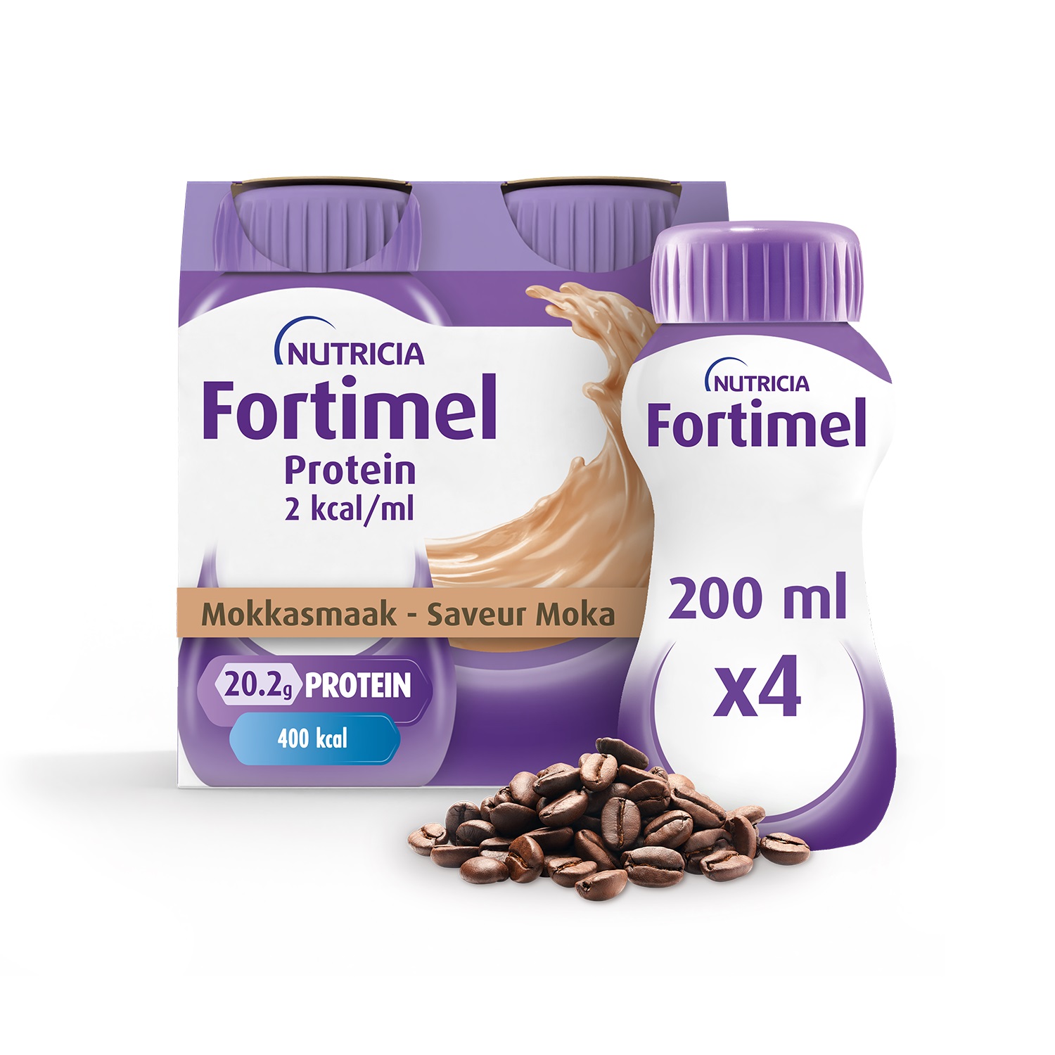 Fortimel Protein 2kcal Moka 4x200ml - Fortimel