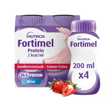 Fortimel Protein 2 Kcal Fraise 4x200ml