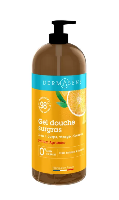 Marque Verte Dermasens Gel Douche Surgras Agrumes 1L