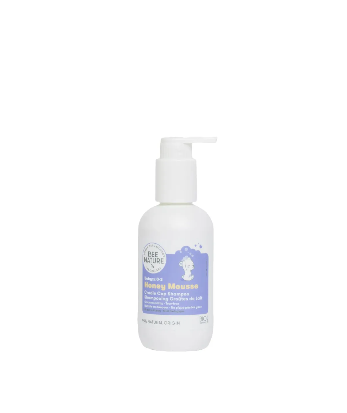 Bee Nature Babyzz Honey Mousse Shampoo Melkkorst 200 ml