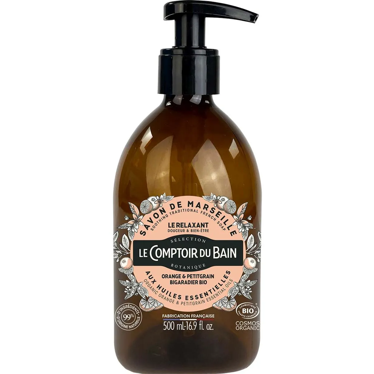 Le Comptoir Du Bain Savon Marseille Bio Relaxant 500ml