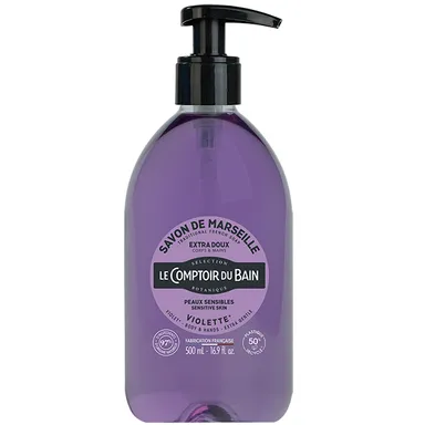 Le Comptoir du Bain Savon Liquide Marseille Violette 500ml