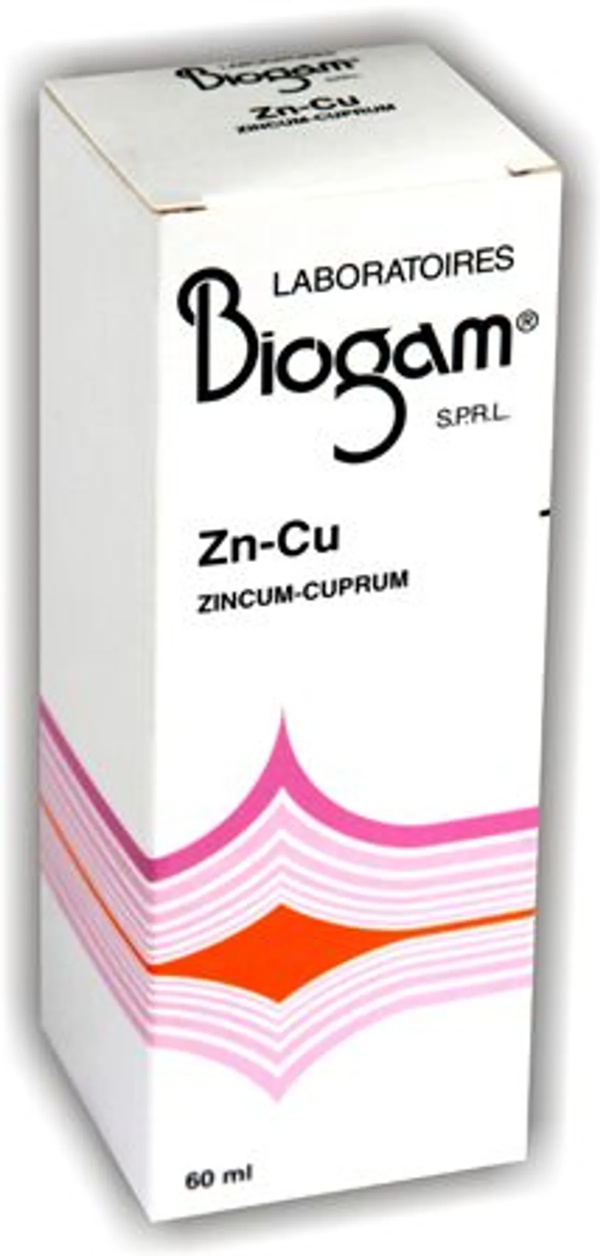 Biogam Zinc (Zn) Cuivre (Cu) 60ml
