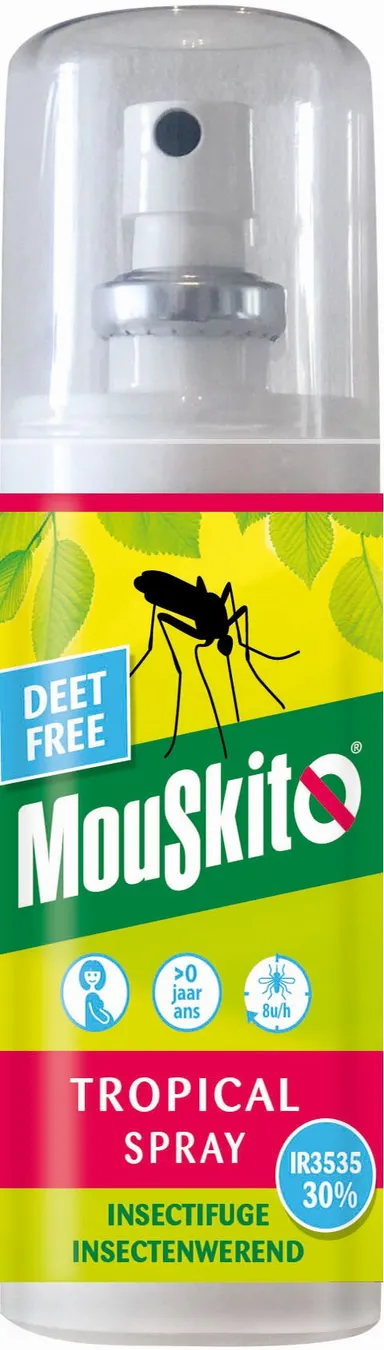Mouskito Tropical Deet Free Spray 100ml
