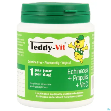 Teddy Vit (Echinacea+Propolis+Vitamine C) 50 Gommetjes Beertjesvorm