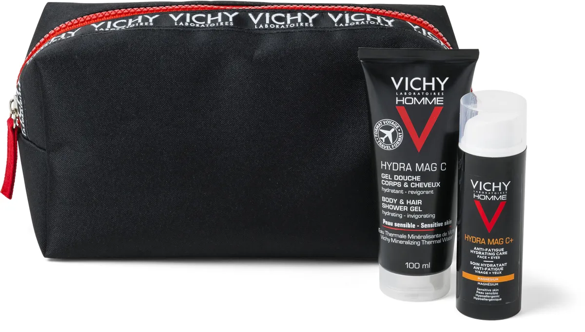 Vichy Homme Trousse Noël Hydra Mag C+ 2 Produits