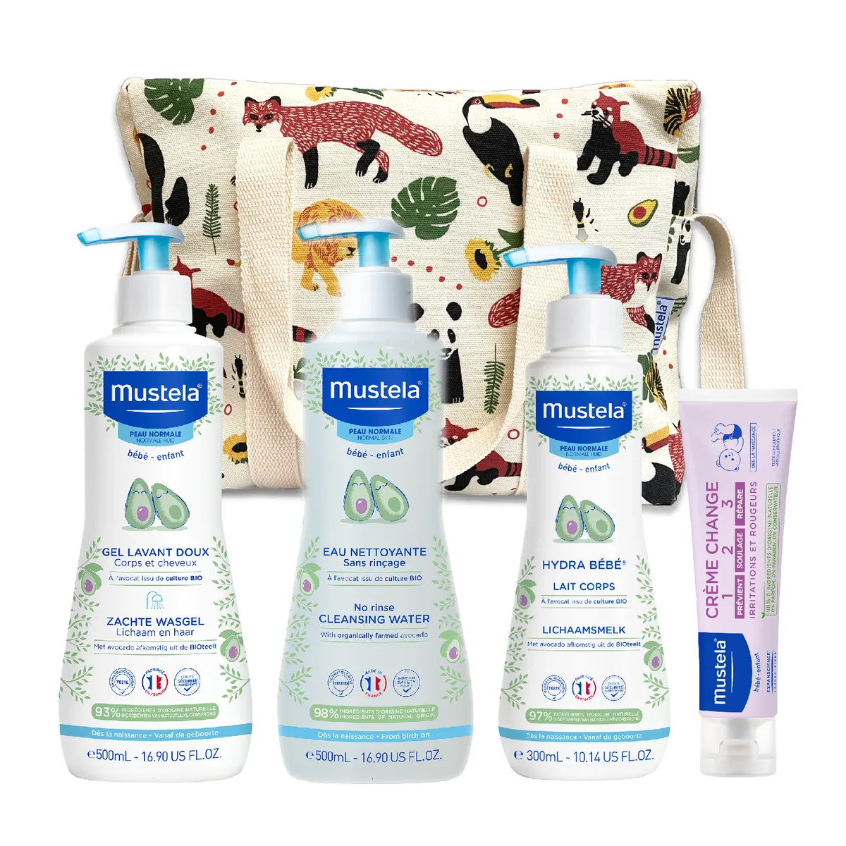 Mustela Beautycase Mijn Eerste Producten Jungle 4 Producten