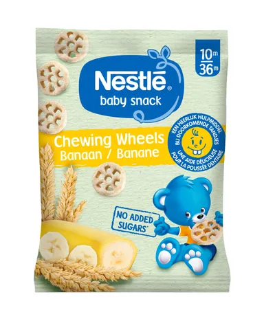 Nestlé Baby Snacks Chewing Wheels Banaan 28 g