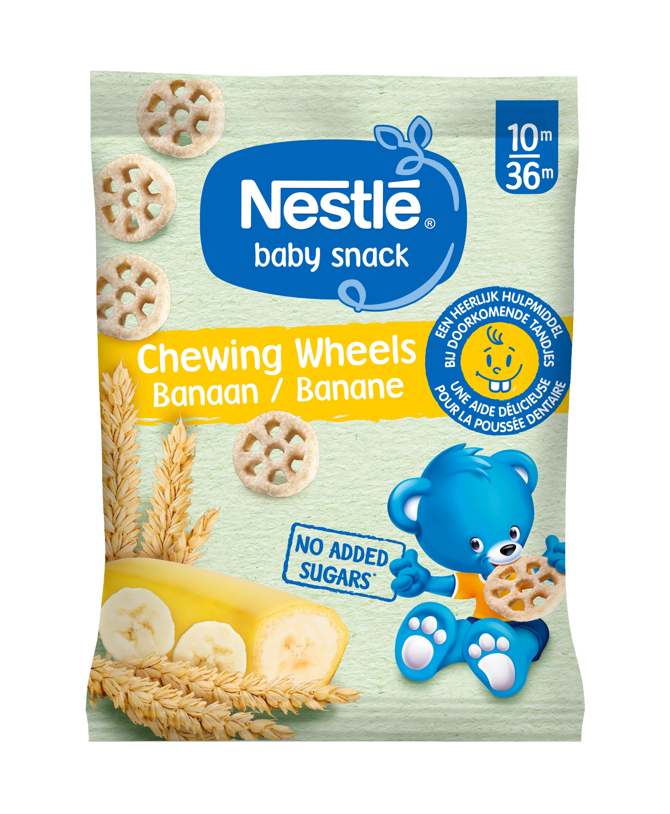 Nestlé Baby Snacks Chewing Wheels Banaan 28 g - Nestlé