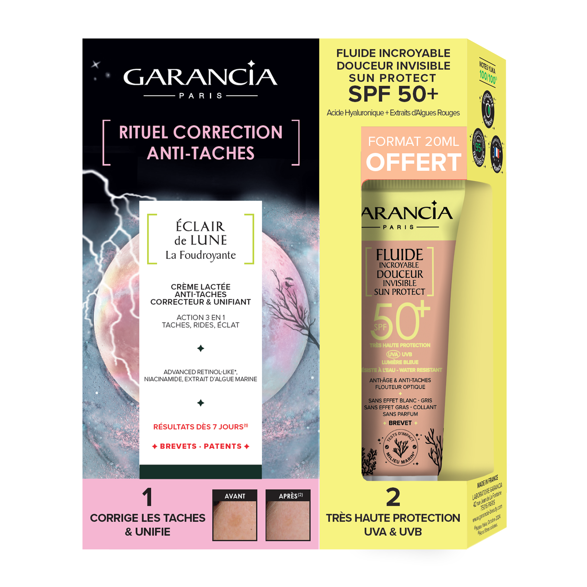 Crème Solaire Haute Protection Garancia 150 Ml - Pour Le Visage Et Le Corps - Offre Avec Cadeau Inclus