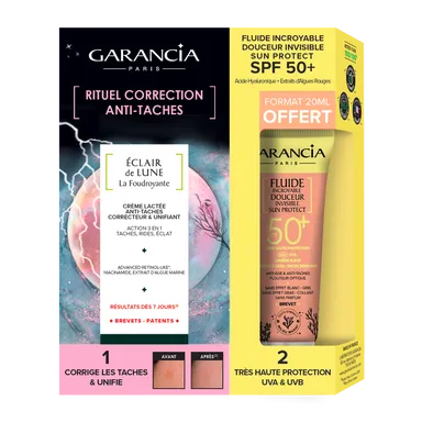 Set Garancia Éclair Foudroyant Serum 30 ml + Mini Zonnefluid