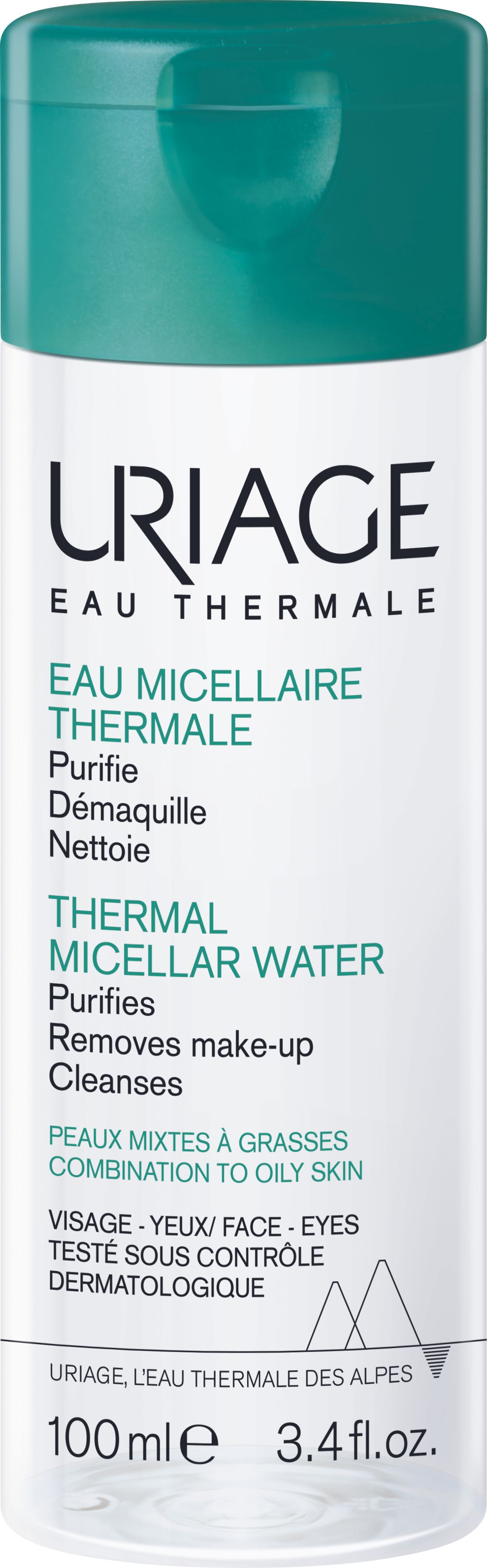 Uriage Thermaal Micellair Water Gemengde tot Vette Huid 100 ml - Uriage