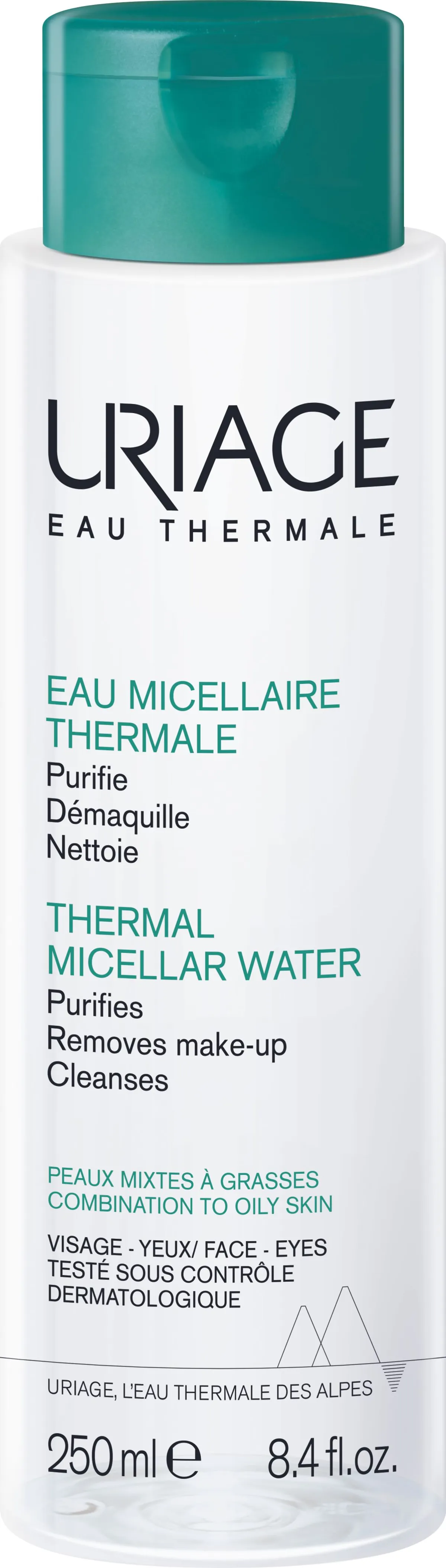 Uriage Eau Micellaire Thermale Peaux Mixtes à Grasses 250ml