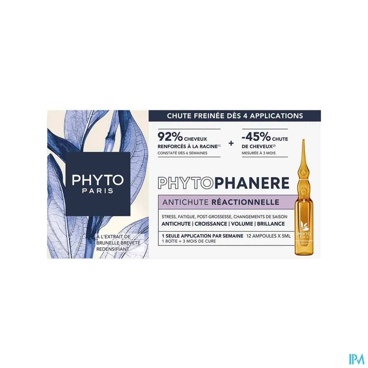 Phytocyane behandeling tegen reactieve haaruitval vrouw ampullen 12x5 ml
