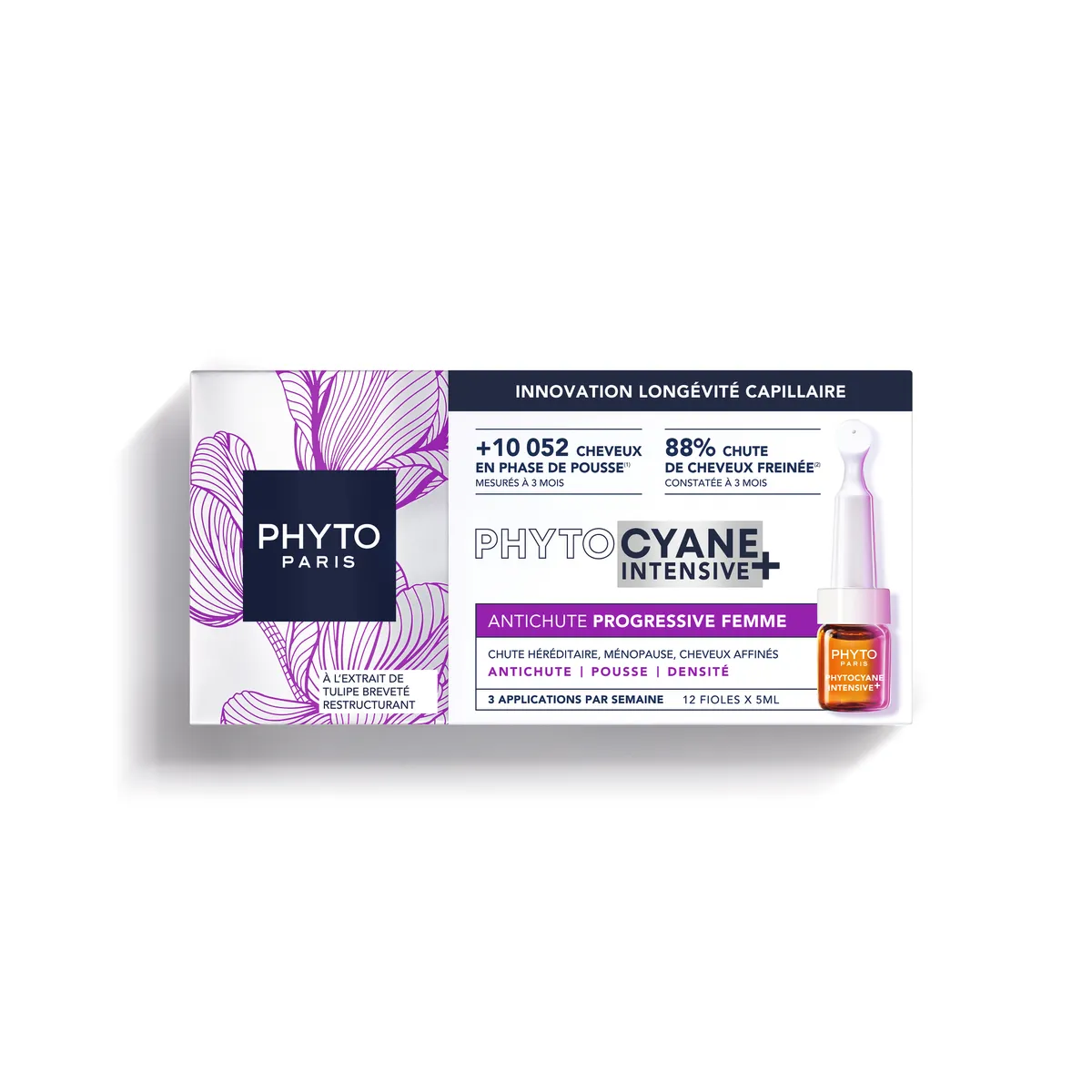 Phytocyane behandeling tegen progressieve haaruitval vrouw ampullen 12x5 ml