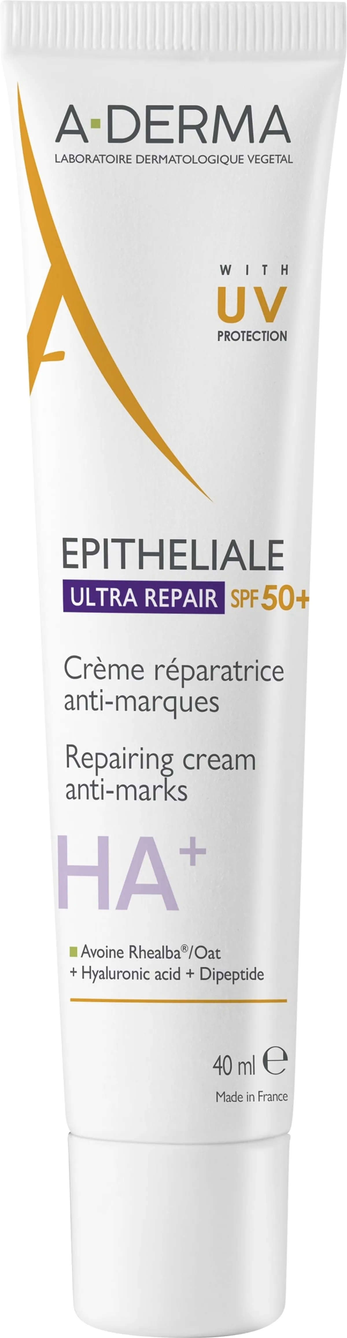 A-Derma Epitheliale A.H Ultra Crème Réparatrice Protectrice Anti-Marques Spf50+ 40Ml
