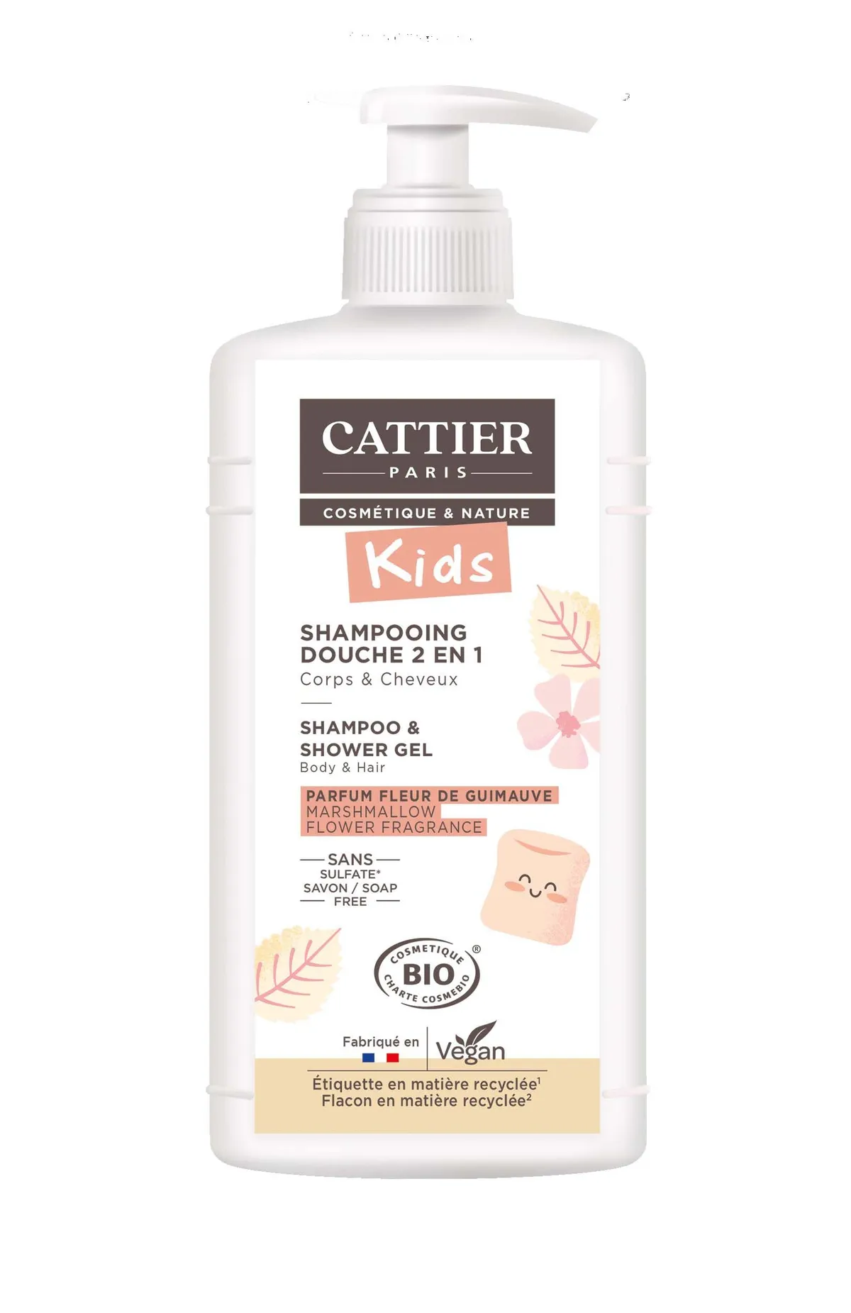 Cattier Kids 2-in-1 Shampoo Heemstbloem 500 ml