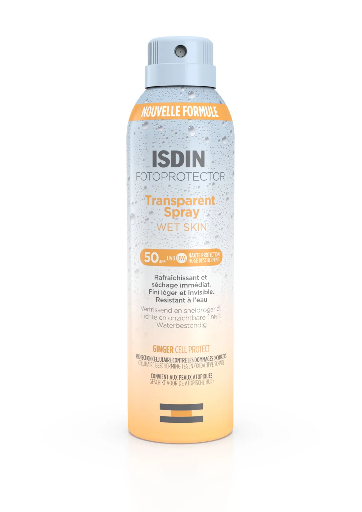 Isdin Fotobeschermend Transparant Wet Skin SPF50 250 ml